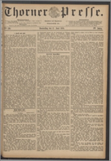 Thorner Presse 1886, Jg. IV, Nro. 138 + Beilagenwerbung