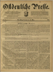Ostdeutsche Presse. J. 12, 1888, nr 75