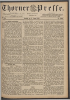 Thorner Presse 1886, Jg. IV, Nro. 195 + Beilage