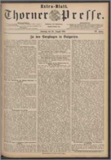Thorner Presse 1886, Jg. IV, Nro. 201 + Extra-Blatt