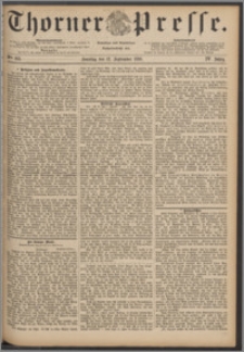 Thorner Presse 1886, Jg. IV, Nro. 213 + Beilage