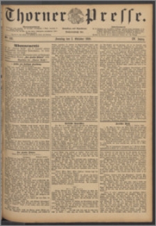 Thorner Presse 1886, Jg. IV, Nro. 231 + Beilage
