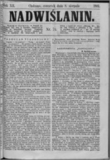 Nadwiślanin, 1861.08.08 R. 12 nr 74
