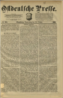 Ostdeutsche Presse. J. 5, 1881, nr 291