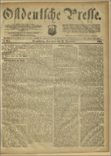 Ostdeutsche Presse. J. 8, 1884, nr 275