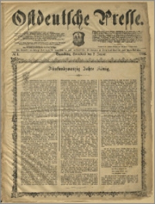 Ostdeutsche Presse. J. 10, 1886, nr 1