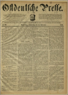 Ostdeutsche Presse. J. 10, 1886, nr 263