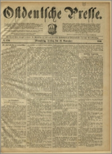 Ostdeutsche Presse. J. 10, 1886, nr 270