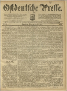 Ostdeutsche Presse. J. 11, 1887, nr 135
