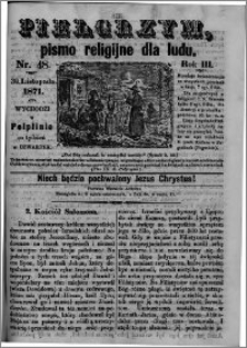 Pielgrzym, pismo religijne dla ludu 1871 nr 48