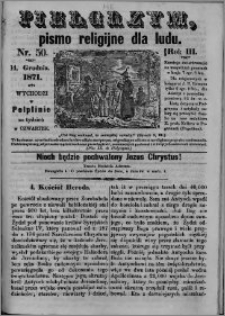 Pielgrzym, pismo religijne dla ludu 1871 nr 50