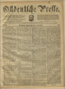 Ostdeutsche Presse. J. 11, 1887, nr 289