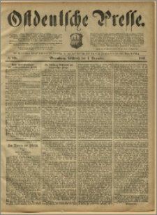 Ostdeutsche Presse. J. 13, 1889, nr 284