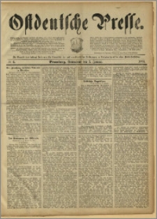 Ostdeutsche Presse. J. 15, 1891, nr 2