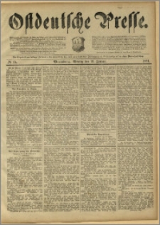 Ostdeutsche Presse. J. 15, 1891, nr 15