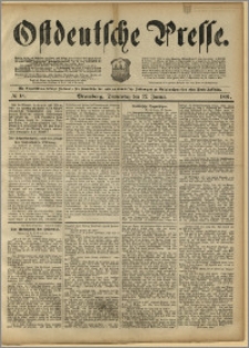 Ostdeutsche Presse. J. 15, 1891, nr 18