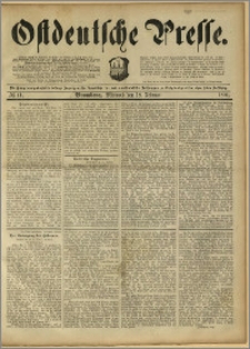 Ostdeutsche Presse. J. 15, 1891, nr 41