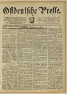 Ostdeutsche Presse. J. 15, 1891, nr 66