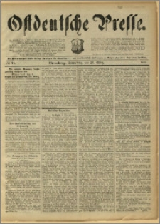 Ostdeutsche Presse. J. 15, 1891, nr 72