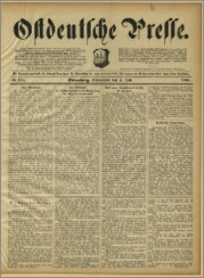 Ostdeutsche Presse. J. 15, 1891, nr 153