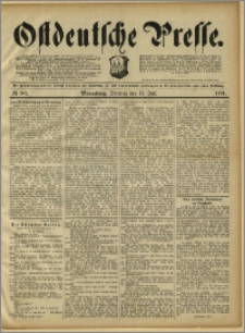 Ostdeutsche Presse. J. 15, 1891, nr 161