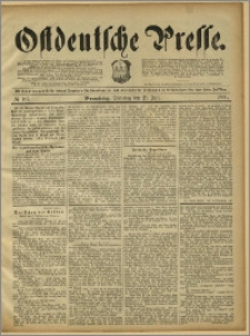 Ostdeutsche Presse. J. 15, 1891, nr 167