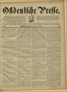 Ostdeutsche Presse. J. 15, 1891, nr 171