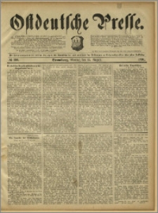 Ostdeutsche Presse. J. 15, 1891, nr 190