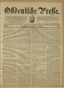 Ostdeutsche Presse. J. 15, 1891, nr 191