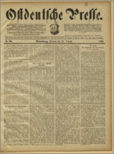 Ostdeutsche Presse. J. 15, 1891, nr 196