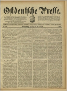 Ostdeutsche Presse. J. 15, 1891, nr 200