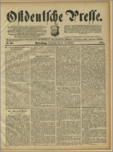 Ostdeutsche Presse. J. 15, 1891, nr 209