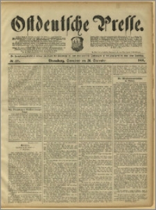 Ostdeutsche Presse. J. 15, 1891, nr 225