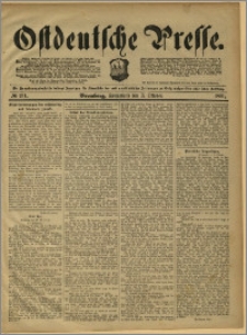 Ostdeutsche Presse. J. 15, 1891, nr 231