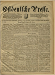Ostdeutsche Presse. J. 15, 1891, nr 232