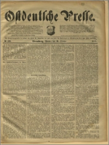 Ostdeutsche Presse. J. 15, 1891, nr 244
