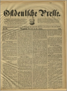 Ostdeutsche Presse. J. 15, 1891, nr 246