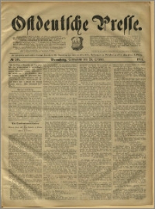 Ostdeutsche Presse. J. 15, 1891, nr 249