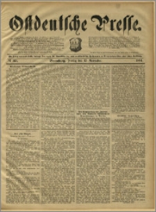 Ostdeutsche Presse. J. 15, 1891, nr 266