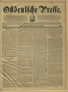 Ostdeutsche Presse. J. 15, 1891, nr 267