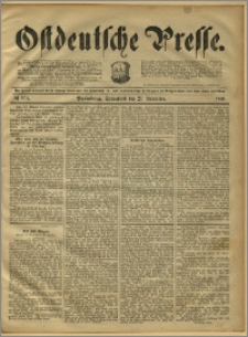 Ostdeutsche Presse. J. 15, 1891, nr 273