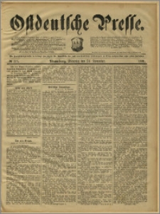 Ostdeutsche Presse. J. 15, 1891, nr 275