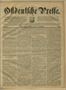 Ostdeutsche Presse. J. 15, 1891, nr 277