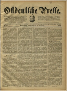 Ostdeutsche Presse. J. 15, 1891, nr 289