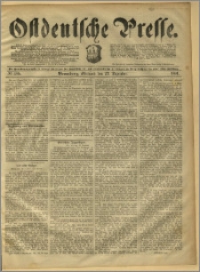 Ostdeutsche Presse. J. 15, 1891, nr 300