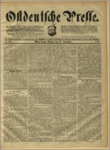 Ostdeutsche Presse. J. 15, 1891, nr 302