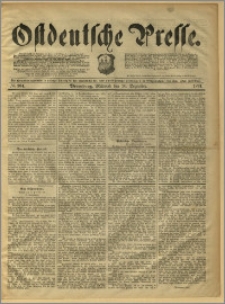 Ostdeutsche Presse. J. 15, 1891, nr 304