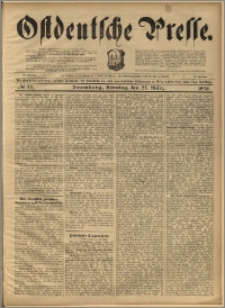 Ostdeutsche Presse. J. 22, 1898, nr 73