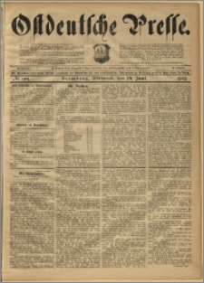 Ostdeutsche Presse. J. 22, 1898, nr 149
