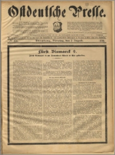 Ostdeutsche Presse. J. 22, 1898, nr 178